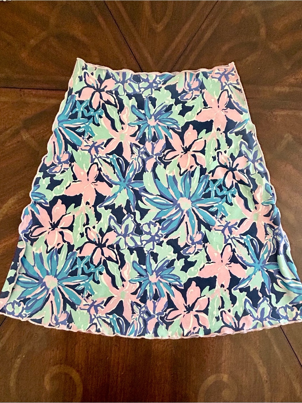 JEAN-PIERRE KLIFA PARIS Reversible Pull On D-Skirt Garden Gaze - Size S